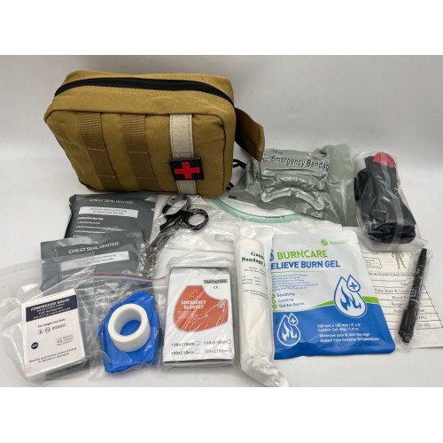Номер 2. АРМЕЙСКАЯ АПТЕЧКА первой помощи ‼️УКОМПЛЕКТОВАННАЯ (с противоожоговым гелем BURNCARE в комплекте) / универсальная медицинская аптечка в Анапе