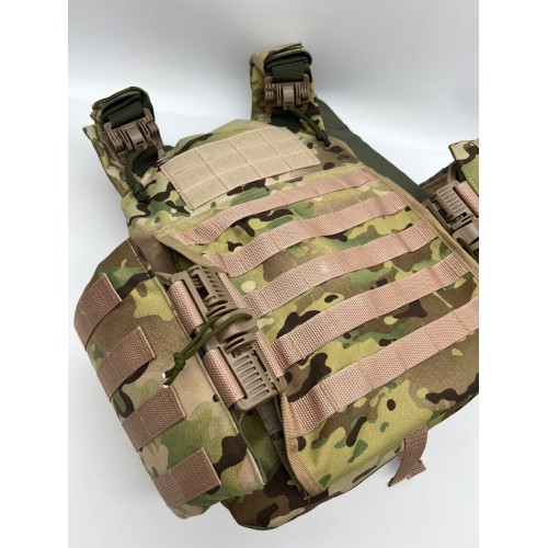 Бронежилет ЗАЩИТНИК в Анапе с кевларовым баллистическим пакетом C2, капами и бронеплитами Бр5