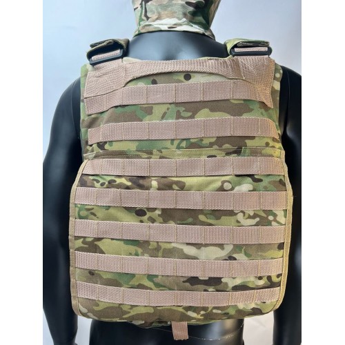 Бронежилет ЗАЩИТНИК в Анапе с кевларовым баллистическим пакетом C2, капами и бронеплитами Бр5