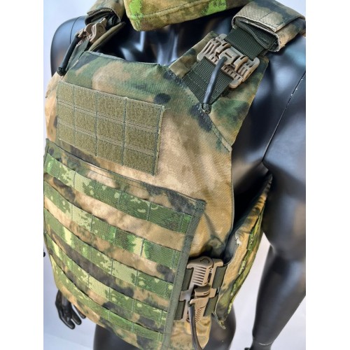 Бронежилет ЗАЩИТНИК в Анапе с кевларовым баллистическим пакетом C2, капами и бронеплитами Бр5