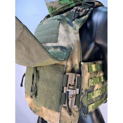 Бронежилет ЗАЩИТНИК в Анапе с кевларовым баллистическим пакетом C2, капами и бронеплитами Бр5