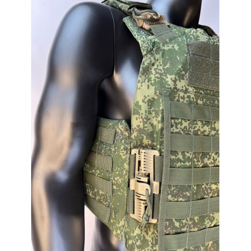 Бронежилет ЗАЩИТНИК в Анапе с кевларовым баллистическим пакетом C2, капами и бронеплитами Бр5