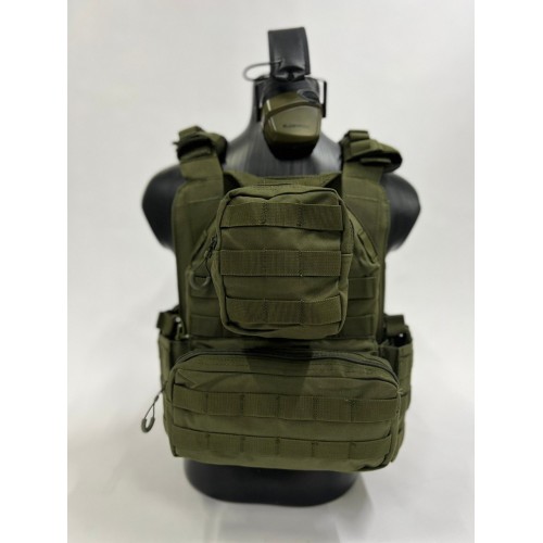 Жилет (плитник быстросъёмный YAKEDA/разгрузка)2 с подсумками на спине в Анапе