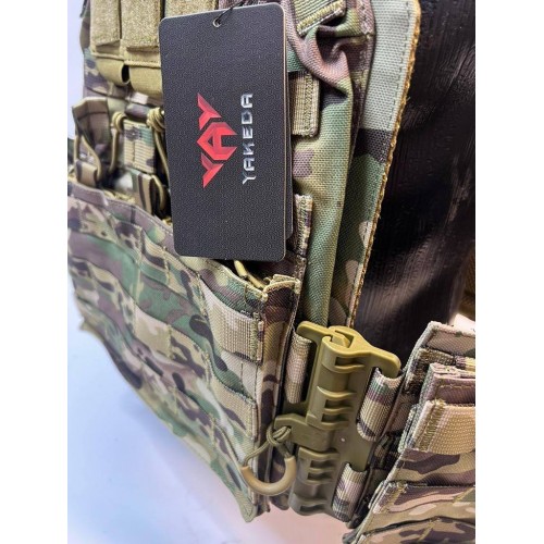 Жилет (плитник быстросъёмный YAKEDA original /разгрузка)2 с подсумками на спине в Анапе