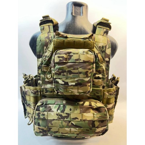 Жилет (плитник быстросъёмный YAKEDA original /разгрузка)2 с подсумками на спине в Анапе