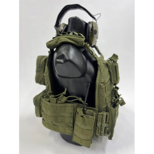 Жилет (плитник быстросъёмный YAKEDA/разгрузка)2 с подсумками на спине в Анапе