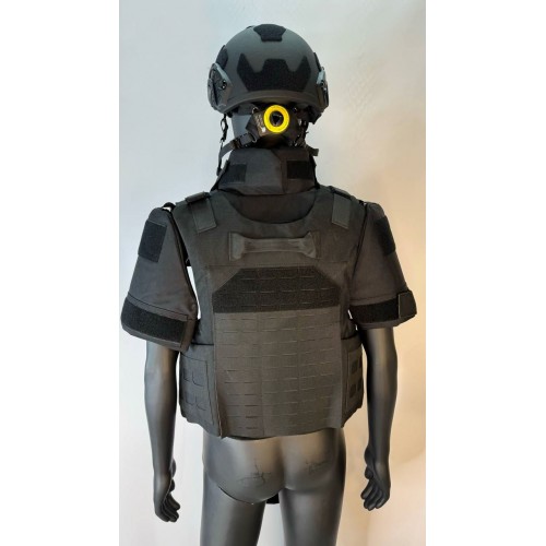 Бронежилет разгрузочный UNIVERSAL ARMOR в Анапе (СВМПЭ + бронеплиты Бр5 класса) черный