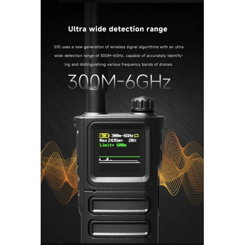 Детектор-обнаружитель дронов SKYDROID S-10 / «СОКОЛ 10» в Анапе портативный всенаправленный