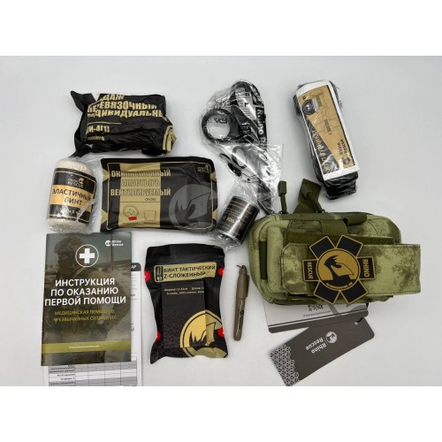 Военная тактическая аптечка “RHINO RESCUE” 11в1 укомплектованная второй эшелон в Анапе