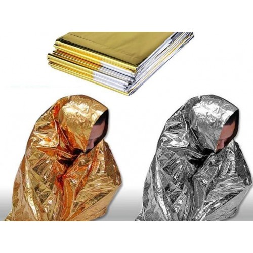 Спасательное покрывало / изотермическое одеяло 160х210 см (термоодеяло) в Анапе