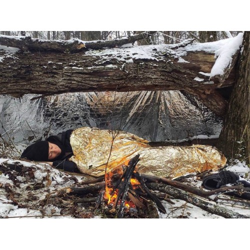 Спасательное покрывало / изотермическое одеяло 160х210 см (термоодеяло) в Анапе