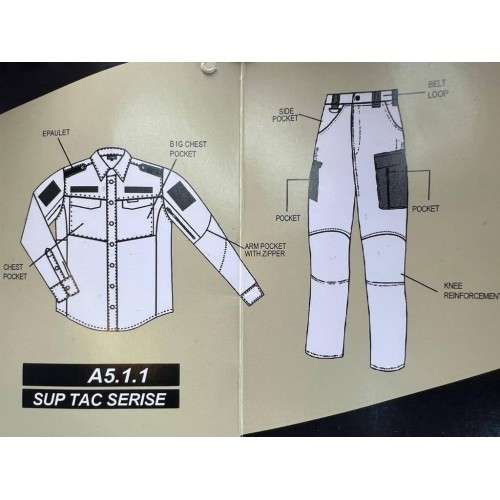 Костюм тактический А5.1.1 «Офицер» (брюки + рубашка) в Анапе