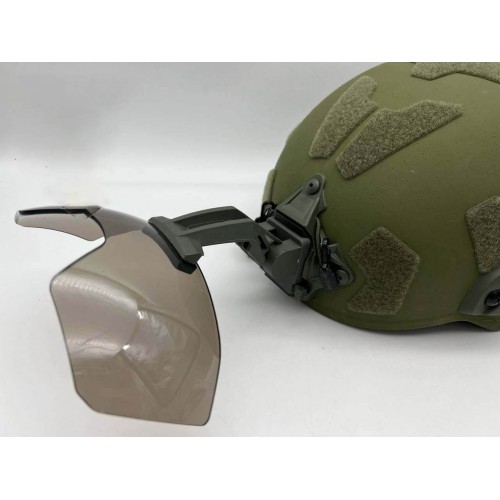 Откидные флип очки с кронштейном на шрауд для тактического шлема в Анапе