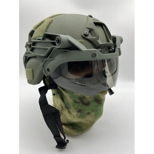 Откидные тактические нашлемные очки с креплением для шлема FAST/MICH/Ops-Core и другим моделям современных тактических шлемов в Анапе