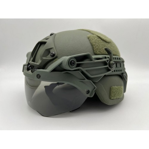 Откидные тактические нашлемные очки с креплением для шлема FAST/MICH/Ops-Core и другим моделям современных тактических шлемов в Анапе