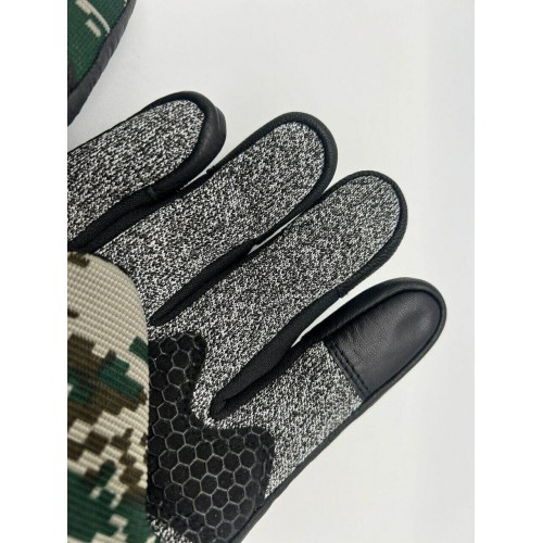 Перчатки с защитой от порезов, тактические с кожаными вставками  в Анапе