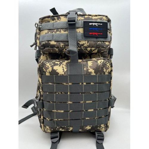Рюкзак тактический 45 л пиксель/серый в Анапе