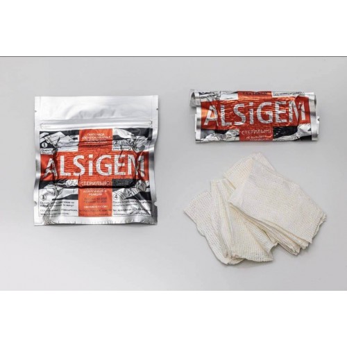 Тампонада AlsigemRu алюмосиликатная (каолиновая) впитывающая 7,5 х 185 см в Анапе