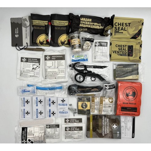 Военная тактическая аптечка “RHINO RESCUE” 30в1 в Анапе