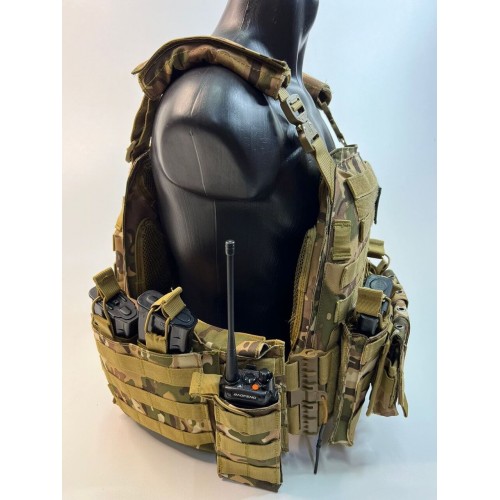 Жилет (плитник быстросъёмный/разгрузка) с возможностью установки боковых плит или боковых баллистических пакетов в Анапе