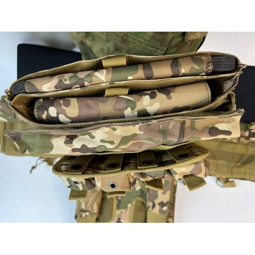 Жилет (плитник быстросъёмный/разгрузка) с возможностью установки боковых плит или боковых баллистических пакетов в Анапе